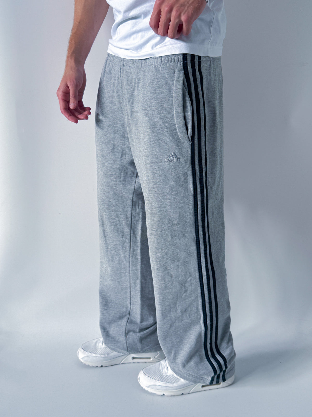 Adidas Vintage Open Leg Sweatpants | L