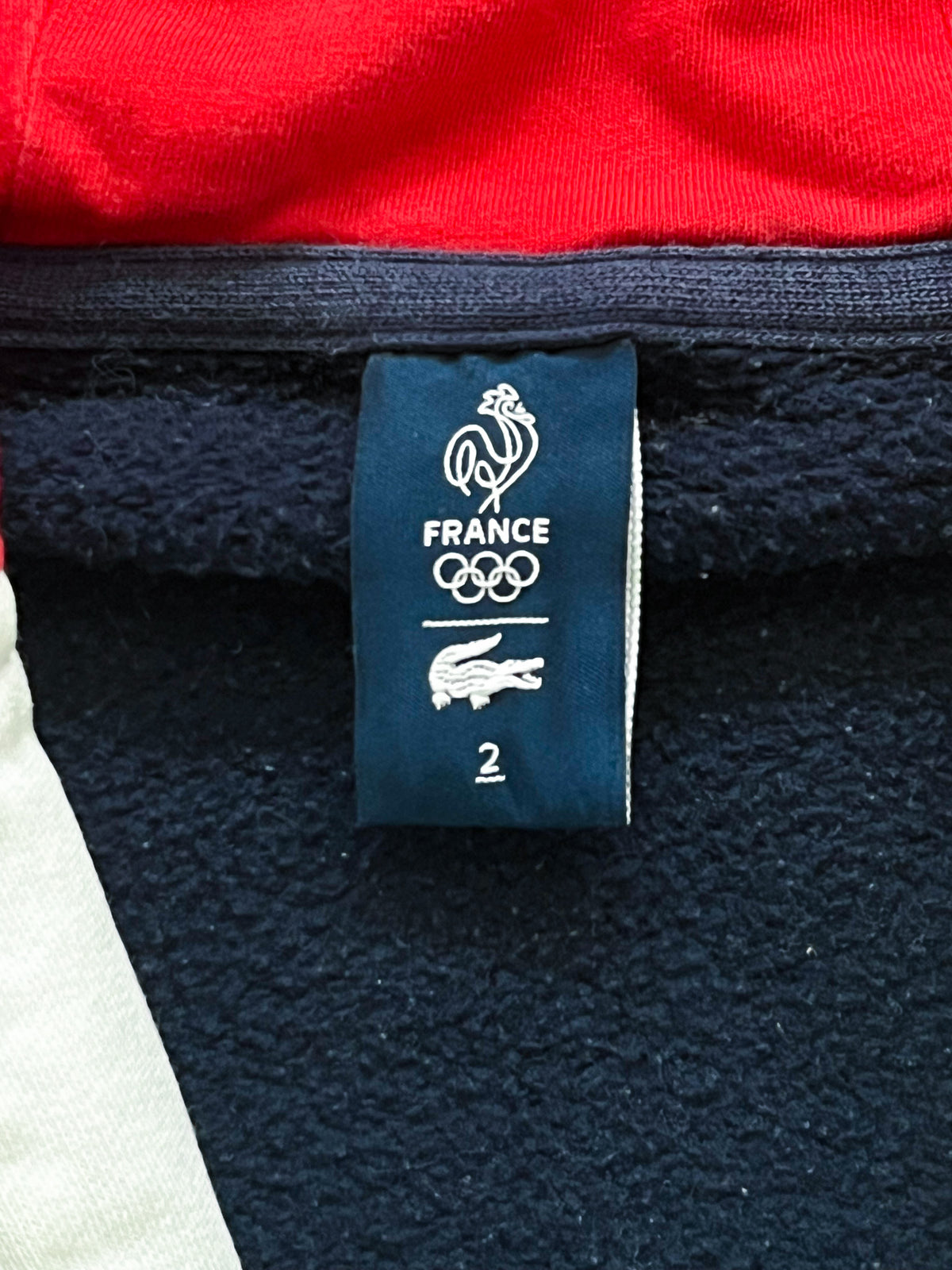 Lacoste x France Vintage Sweatjacke | XS