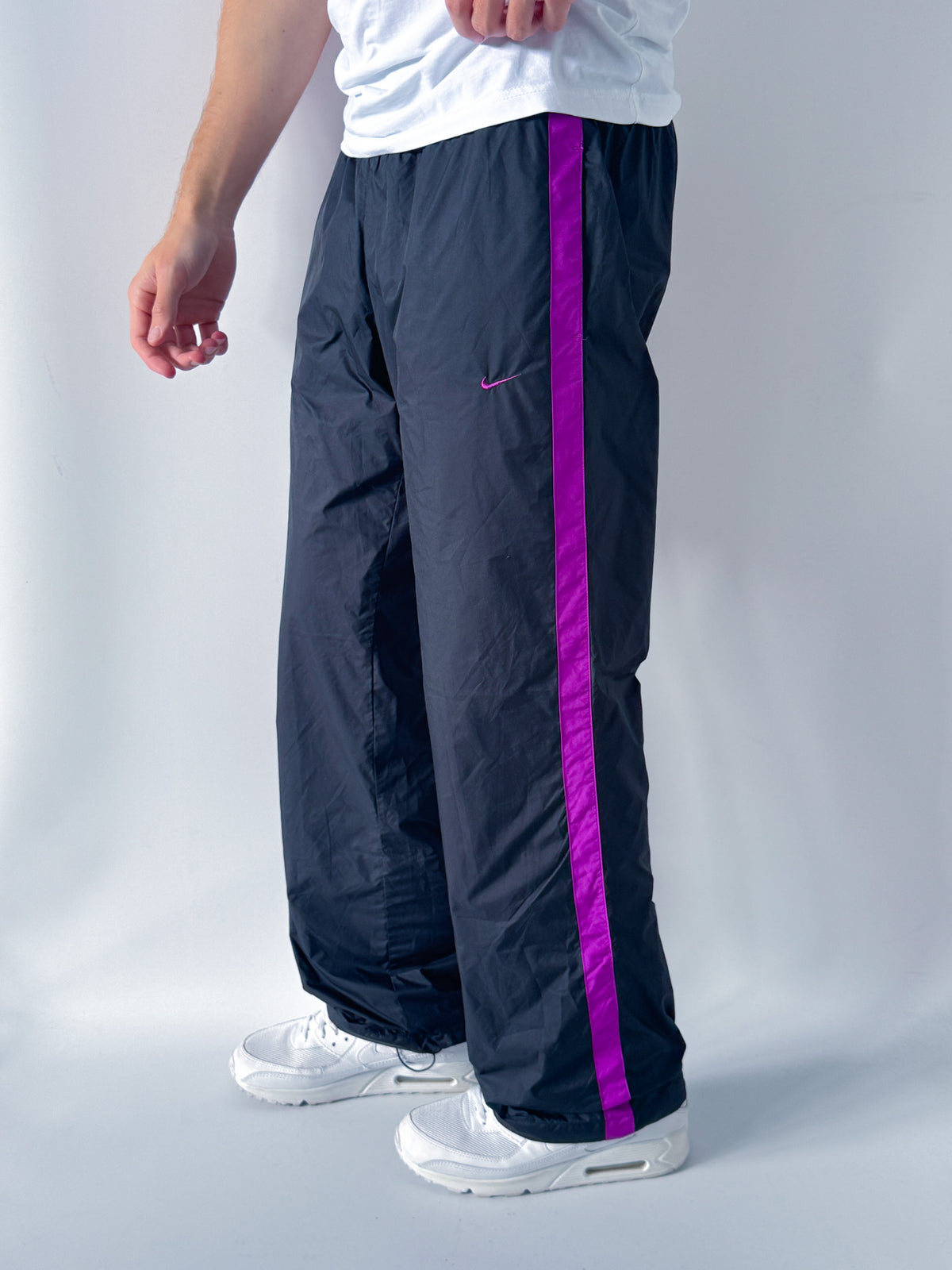 Nike Vintage *Purple Stripe* Trackpants | M