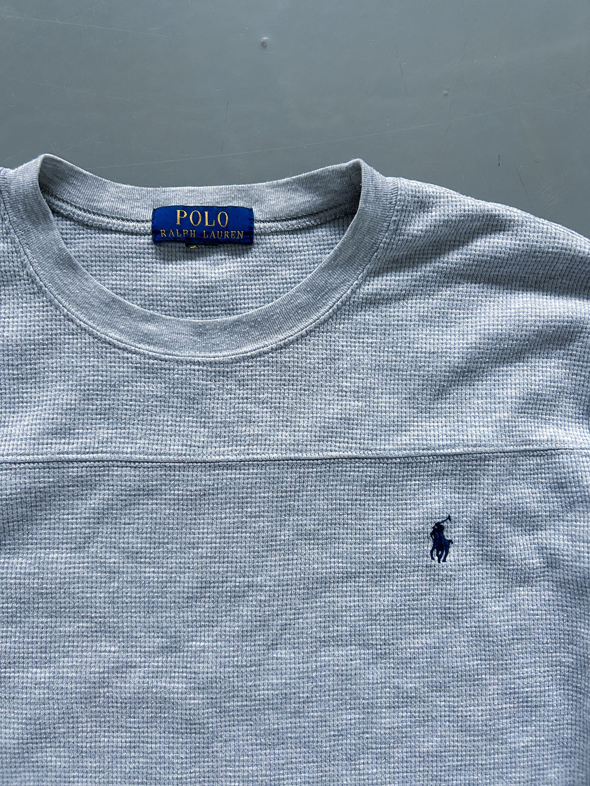 Polo Ralph Lauren Waffle Vintage Pullover / Longsleeve  | S