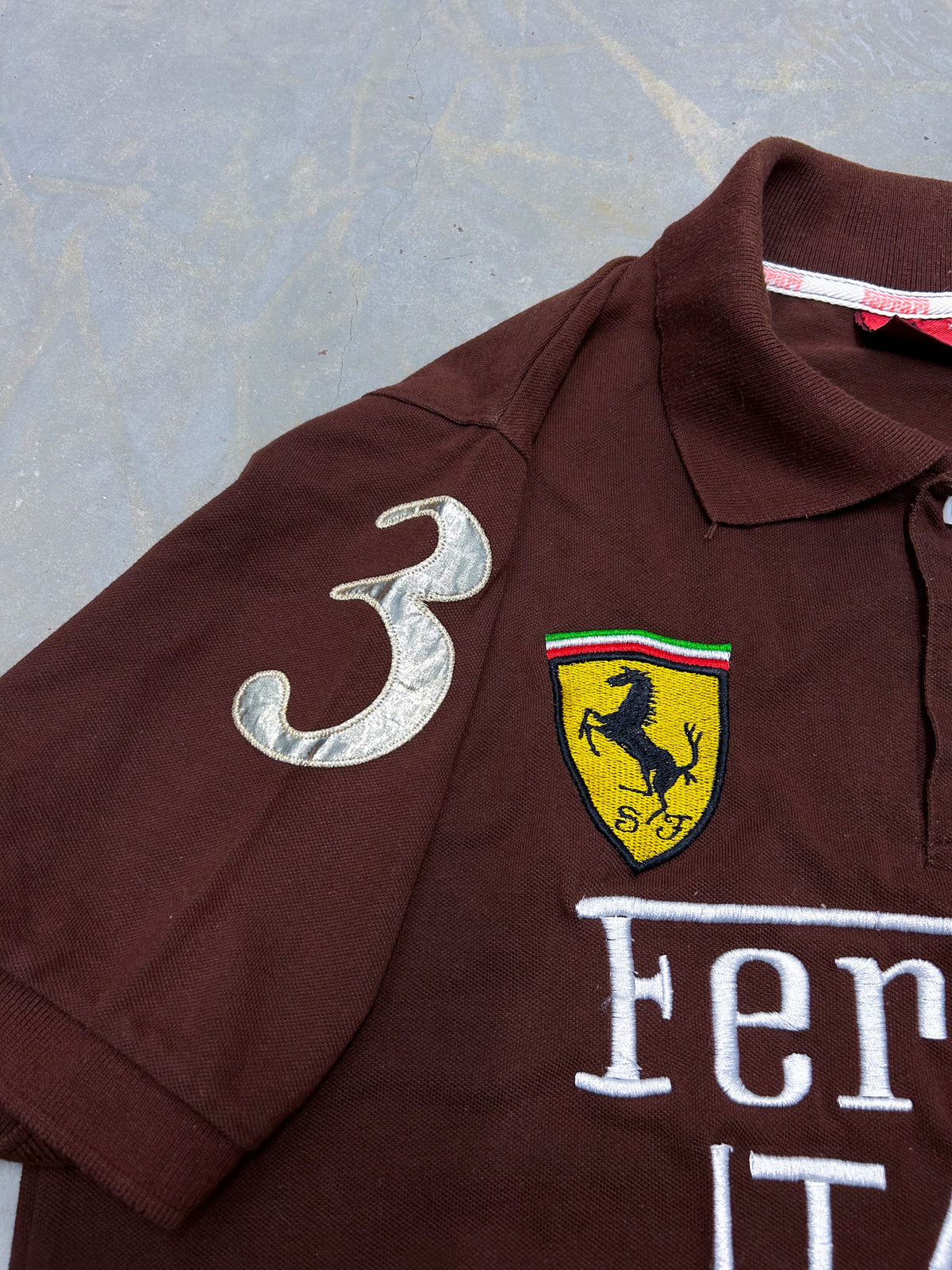 Vintage Ferrari Polo-Shirt | XL