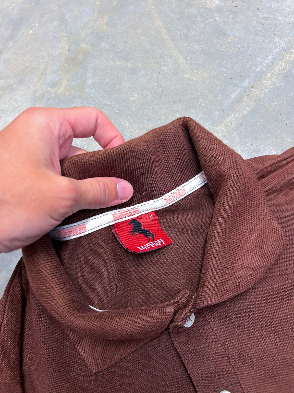 Vintage Ferrari Polo-Shirt | XL