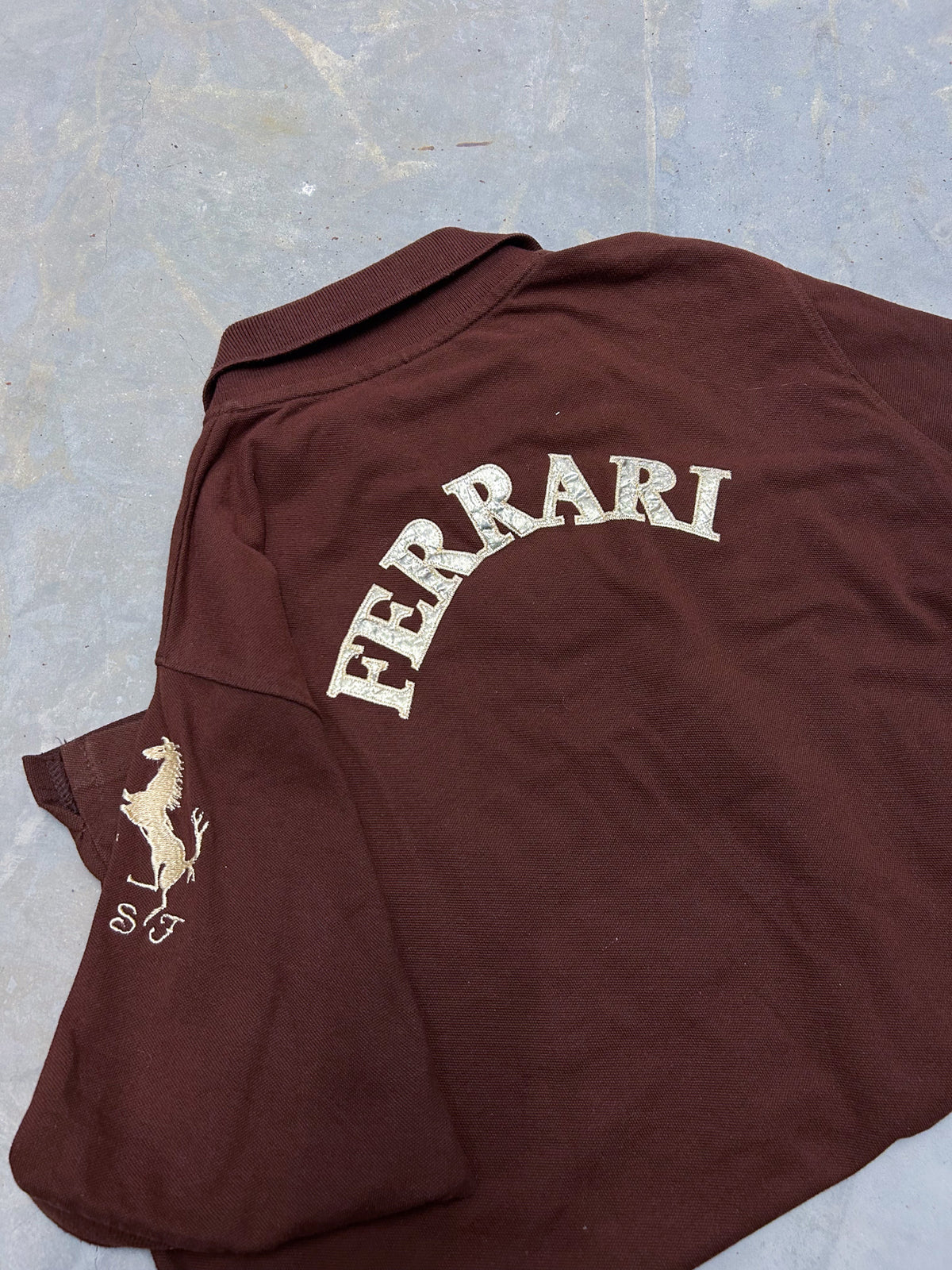 Vintage Ferrari Polo-Shirt | XL