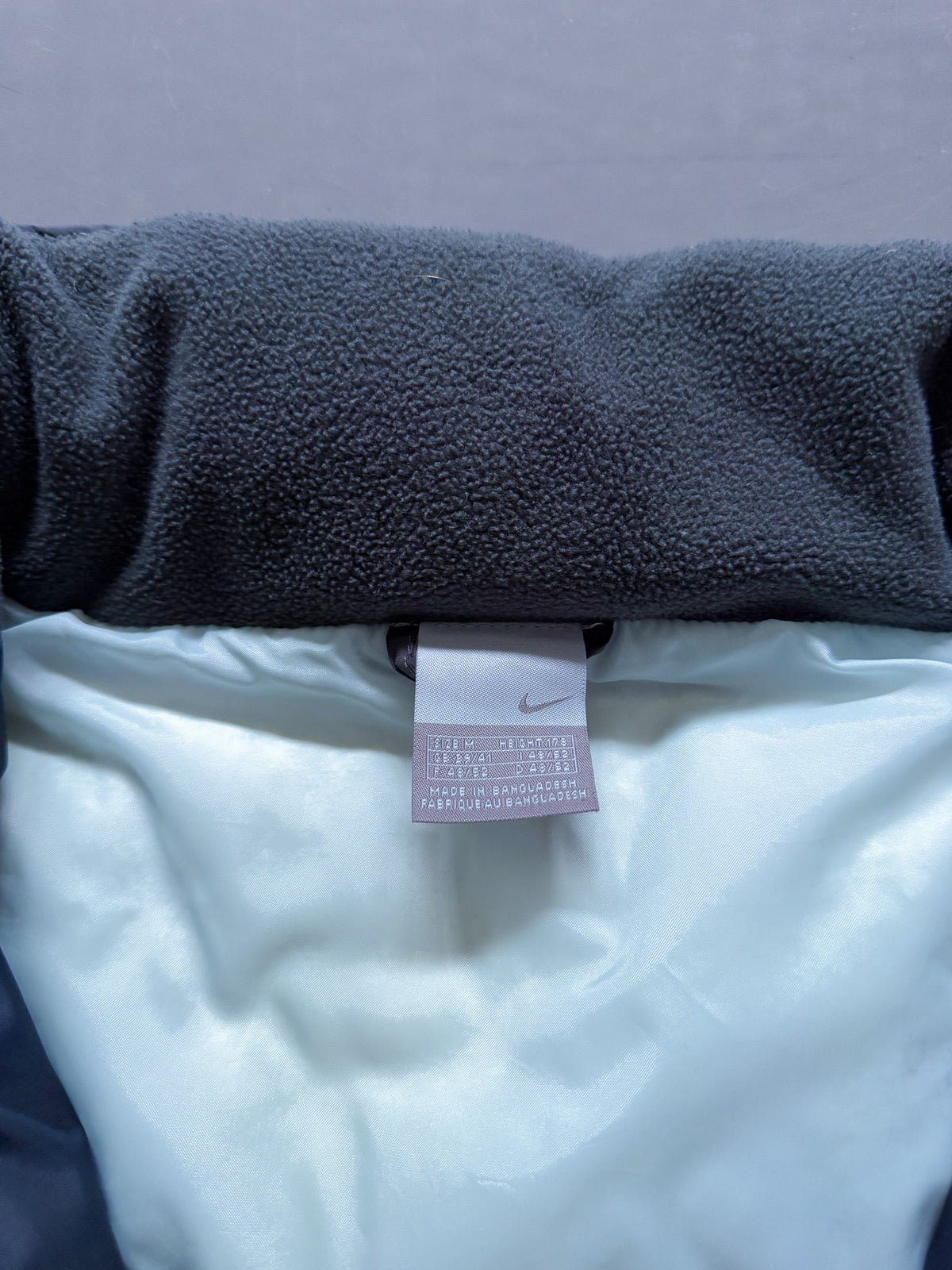 Nike Vintage *Babyblue Logo* Puffer Weste | M