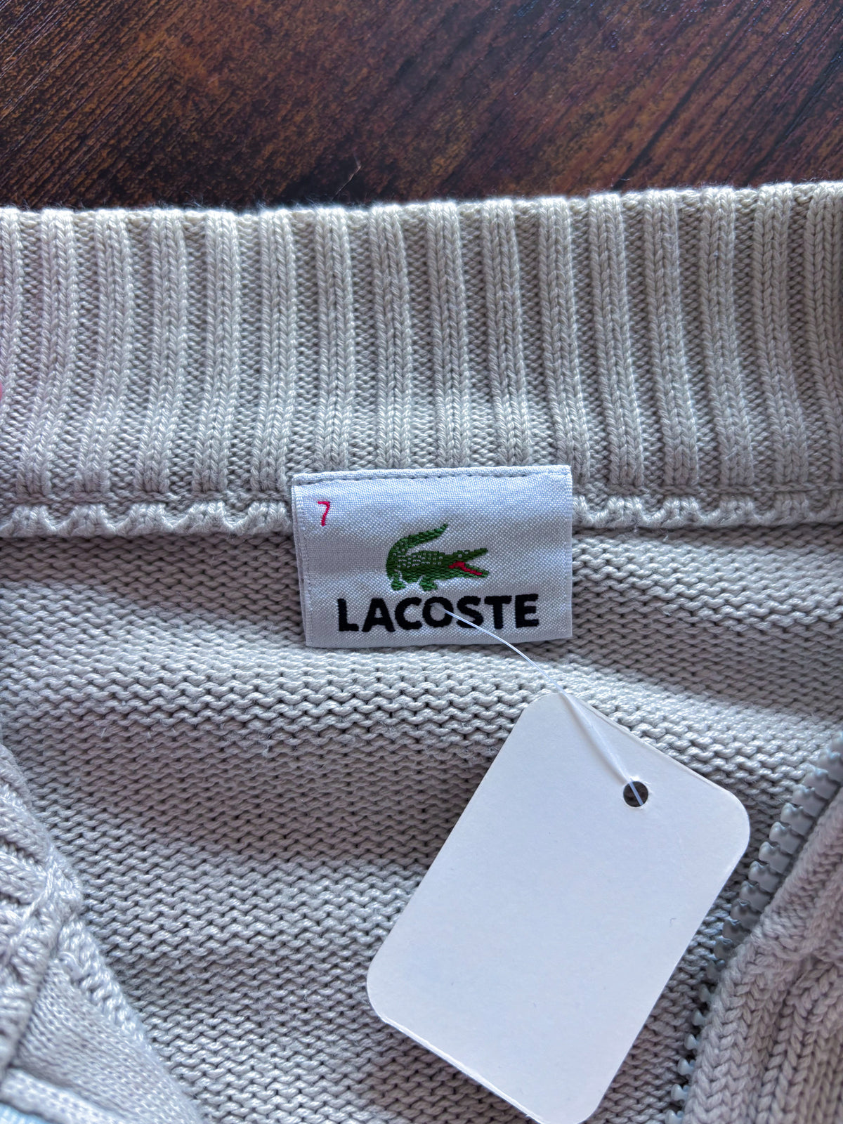 Lacoste Vintage Strickjacke | XL
