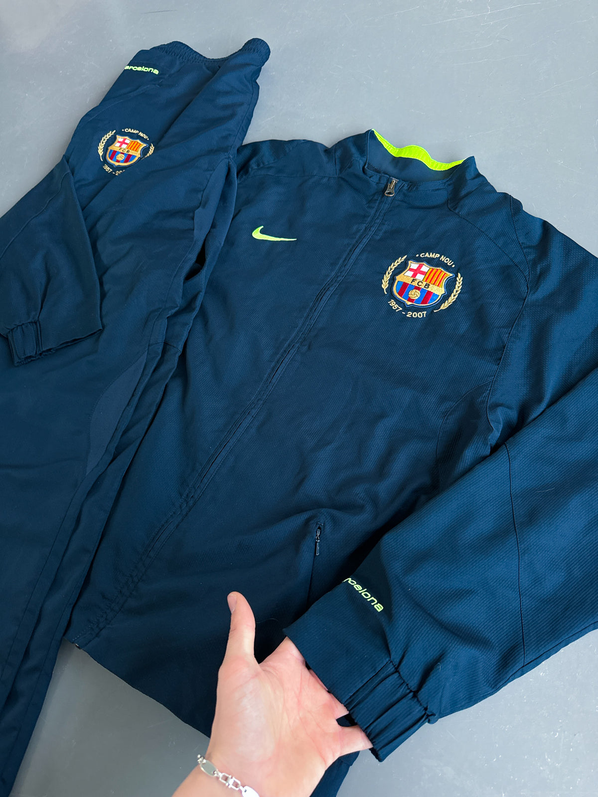 Vintage Nike x Barca Tracksuit | M