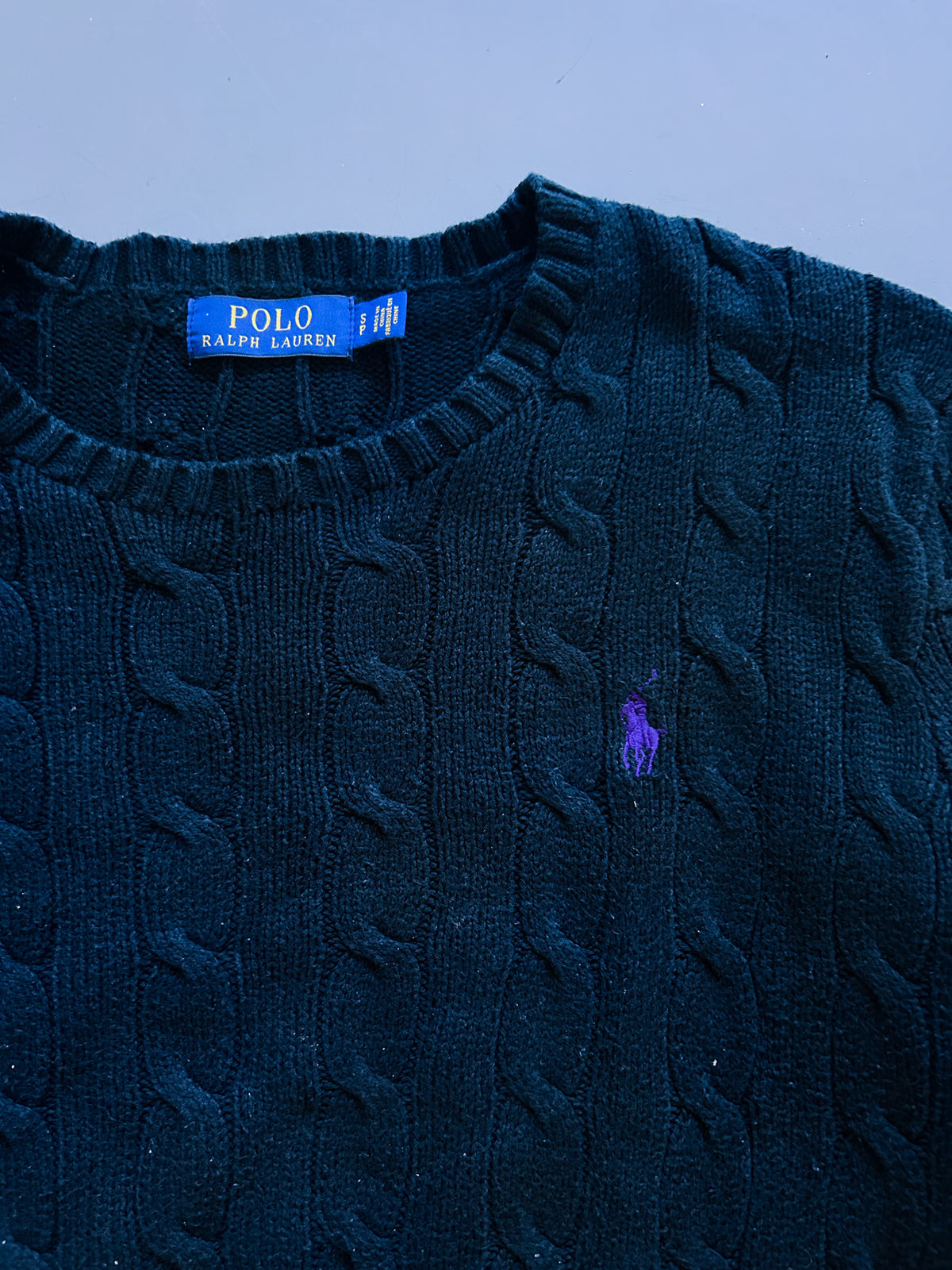 Polo Ralph Lauren Vintage *Cable Knit* Pullover | S
