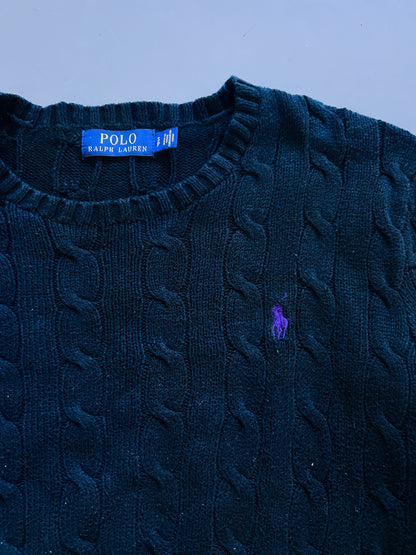 Polo Ralph Lauren Vintage *Cable Knit* Pullover | S
