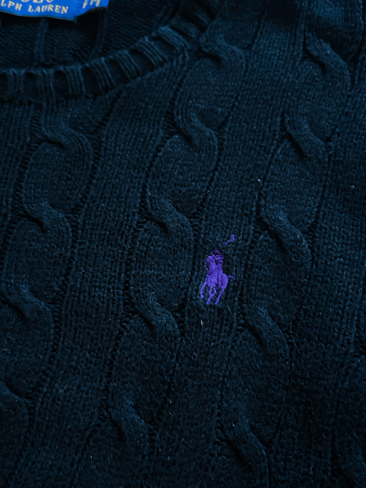 Polo Ralph Lauren Vintage *Cable Knit* Pullover | S