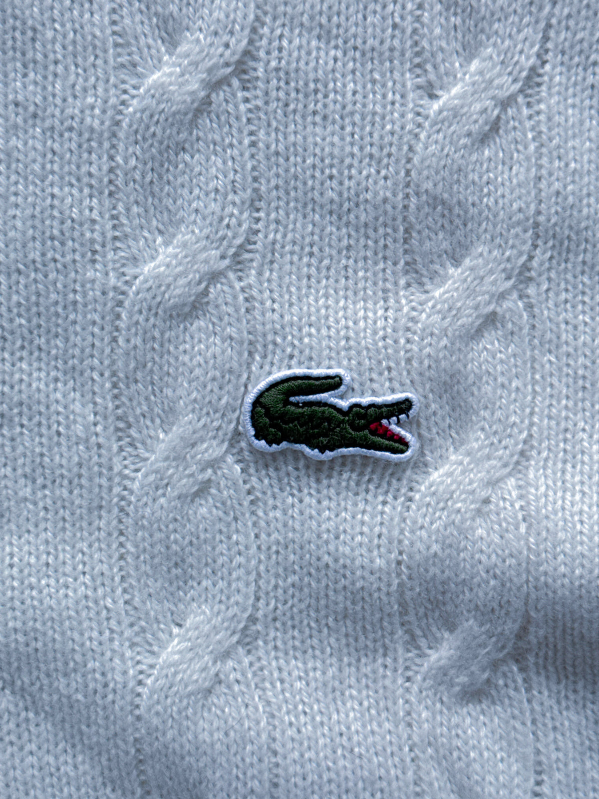 Lacoste Vintage *Cable Knit* Pullover | M