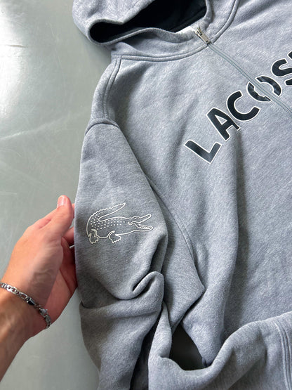 Lacoste Vintage Zip Hoodie | L
