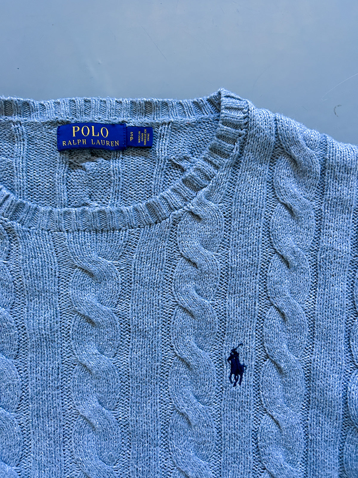 Polo Ralph Lauren Vintage *CABLE KNIT* Pullover | S