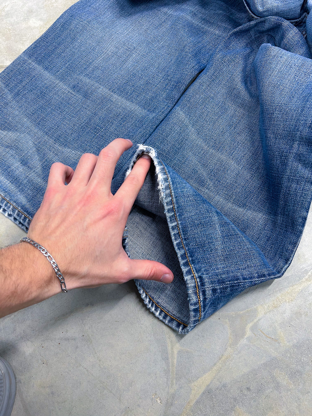 Evisu Vintage Baggy Jeans | Fittet L 34/34