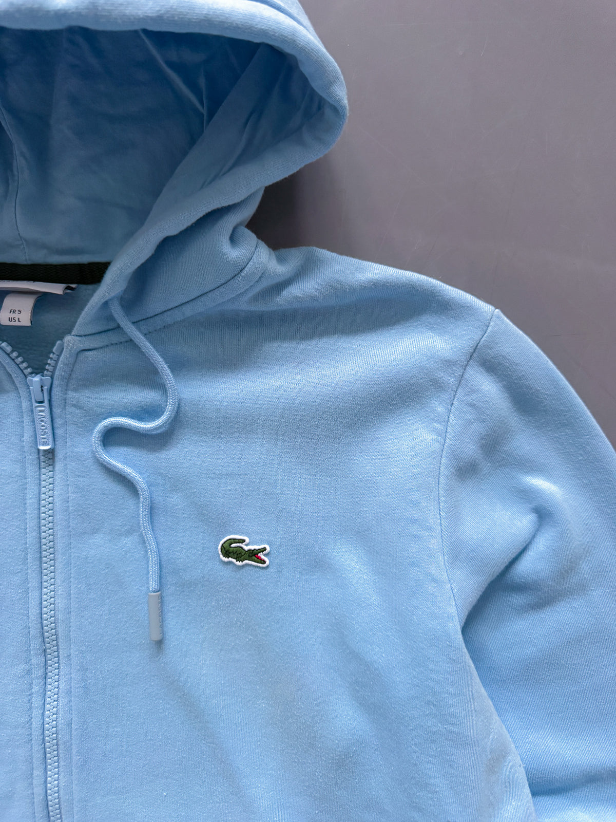 Lacoste Vintage *Babyblue* Sweatjacke | XS