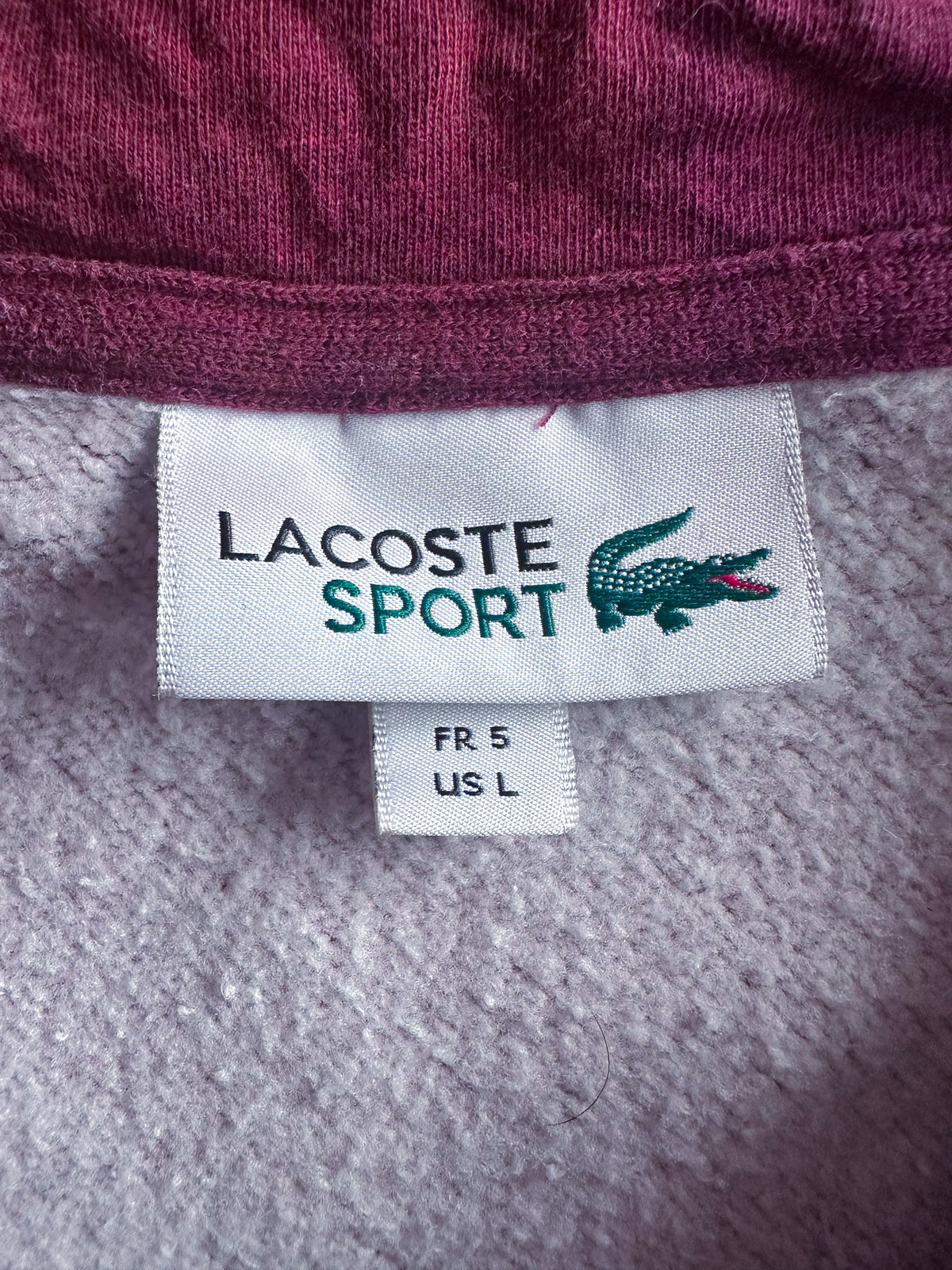 Vintage Lacoste Strickjacke | L