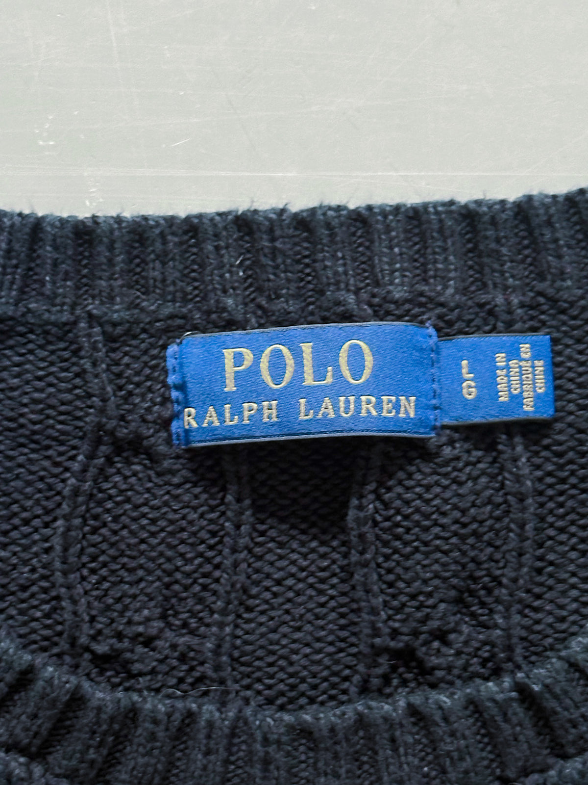 Polo Ralph Lauren Vintage *Cable Knit* Pullover | L