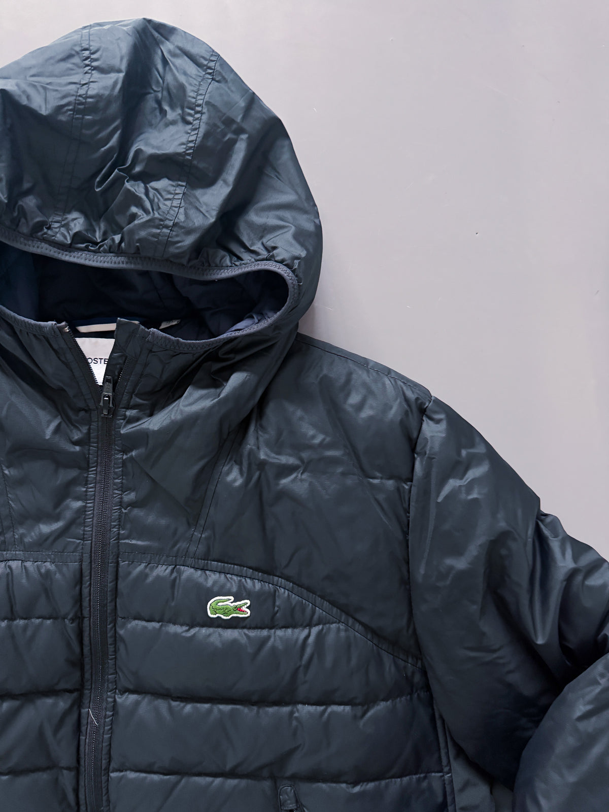 Lacoste Vintage Puffer / Winter Jacket | S