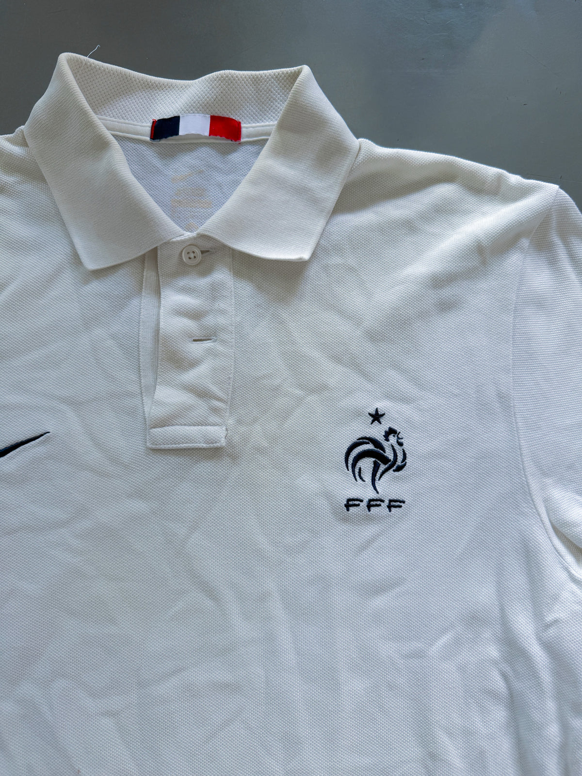 Nike x Frankreich Vintage Polo-Shirt | M