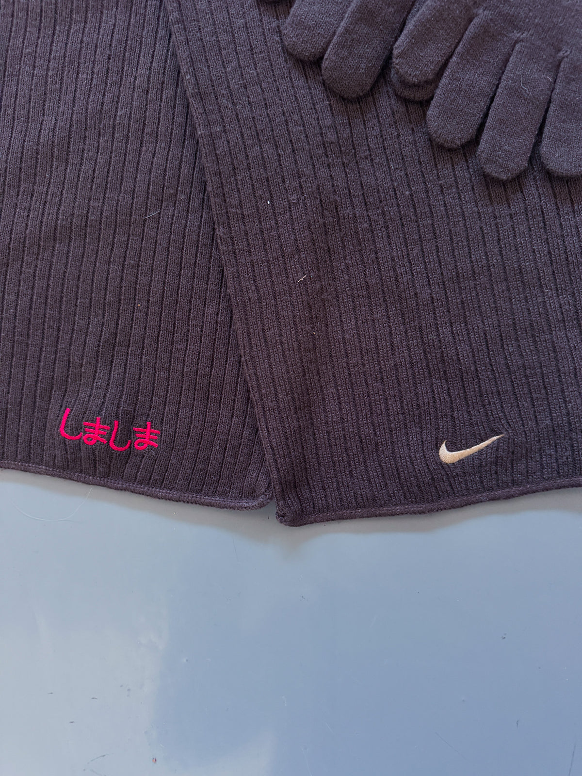 Nike Vintage *JAPAN* Handschuhe / Schal Set | One Size