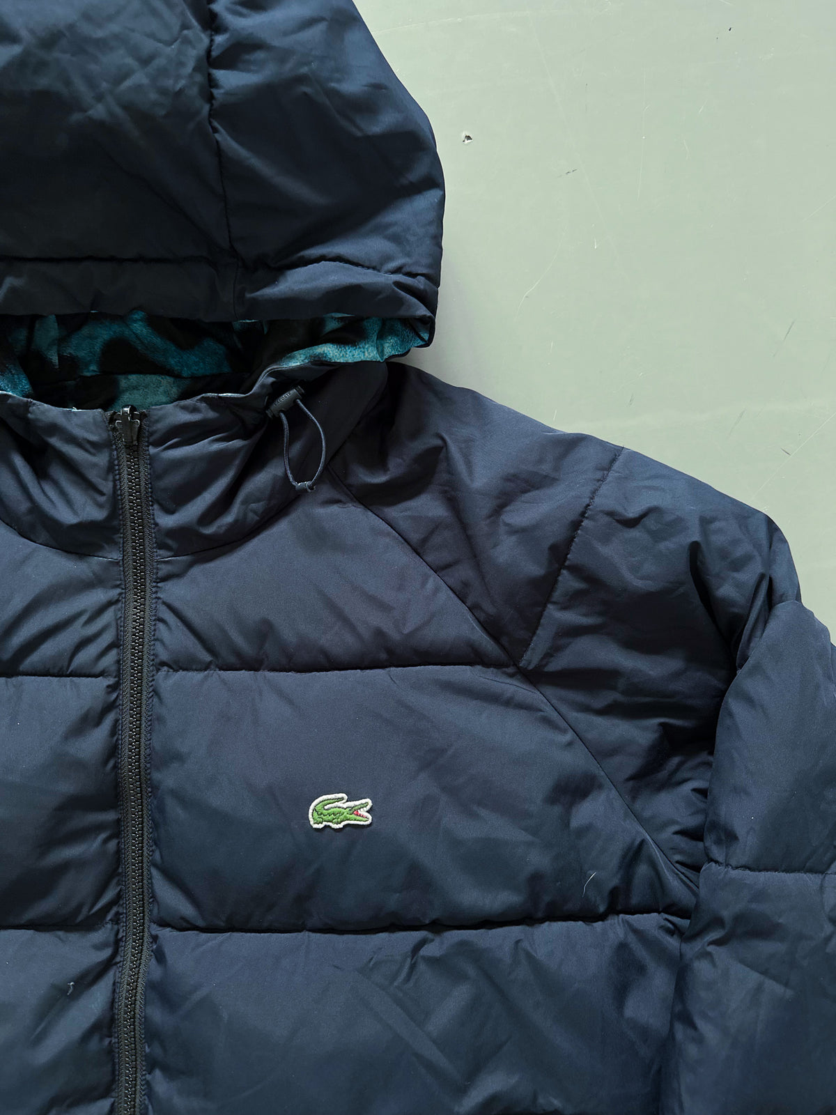 Lacoste x National Geographic *Reversible* Vintage Puffer / Winter Jacket | M