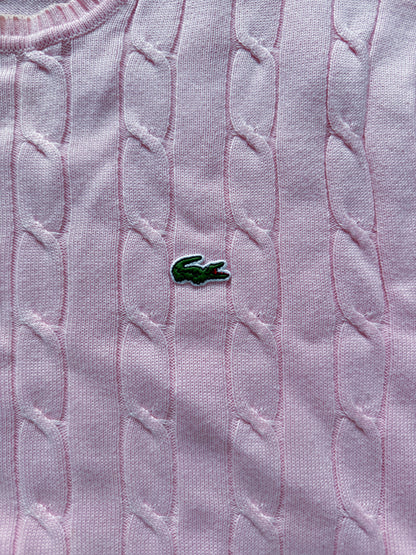 Lacoste Vintage *Cable-Knit* Pullover | M