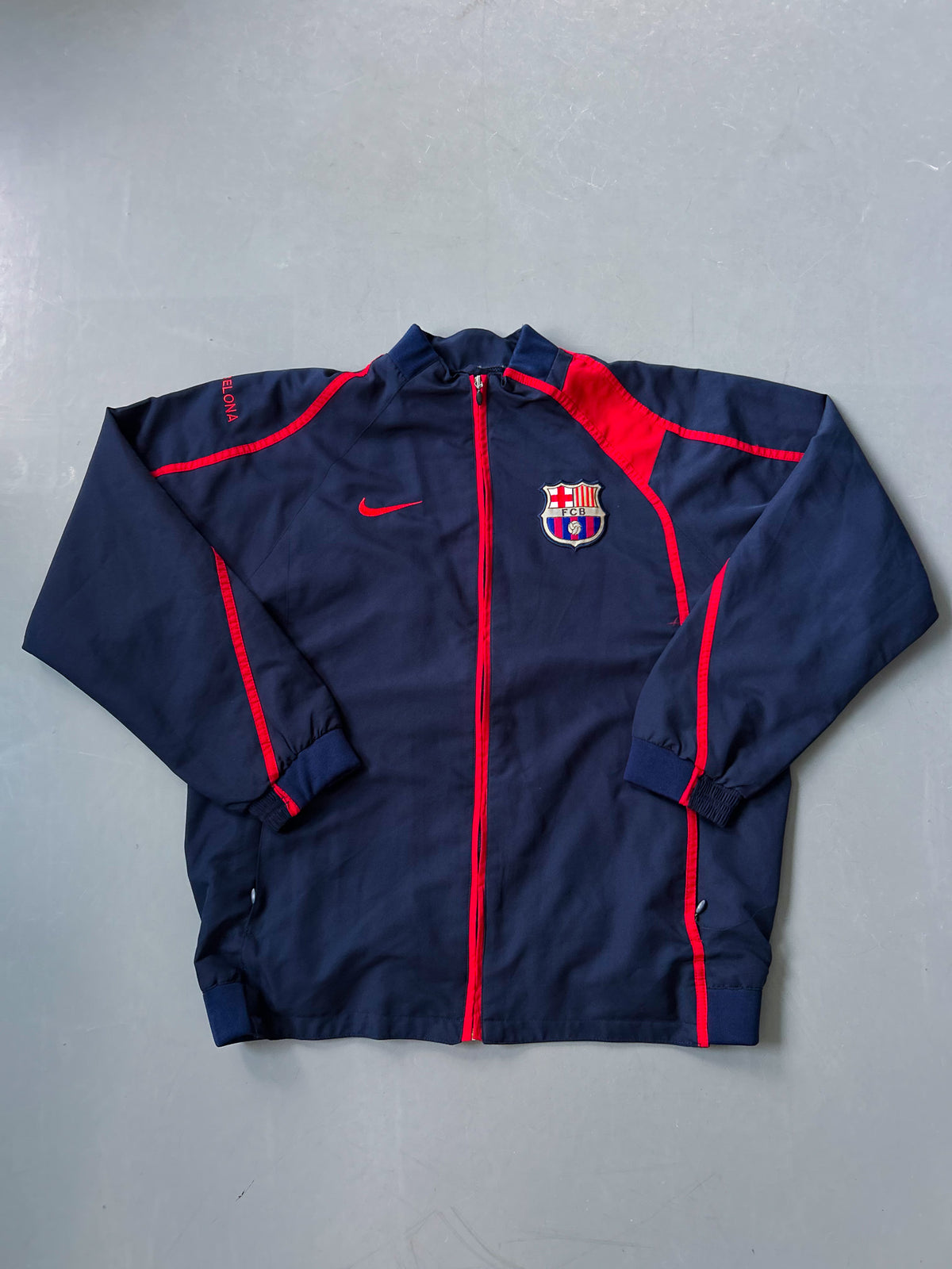 Vintage Nike x Barca Trackjacket | L