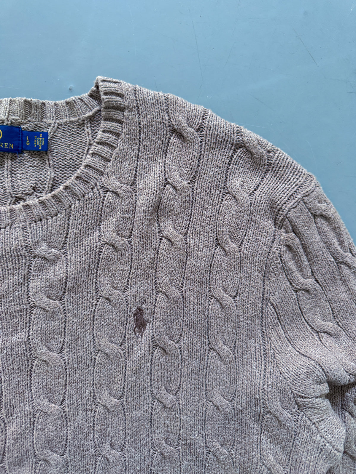 Polo Ralph Lauren Vintage *Cable Knit* Pullover | L