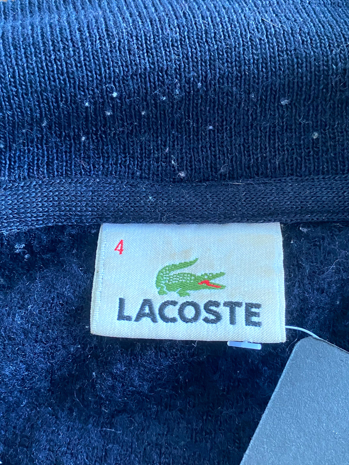 Vintage Lacoste Strickjacke | S