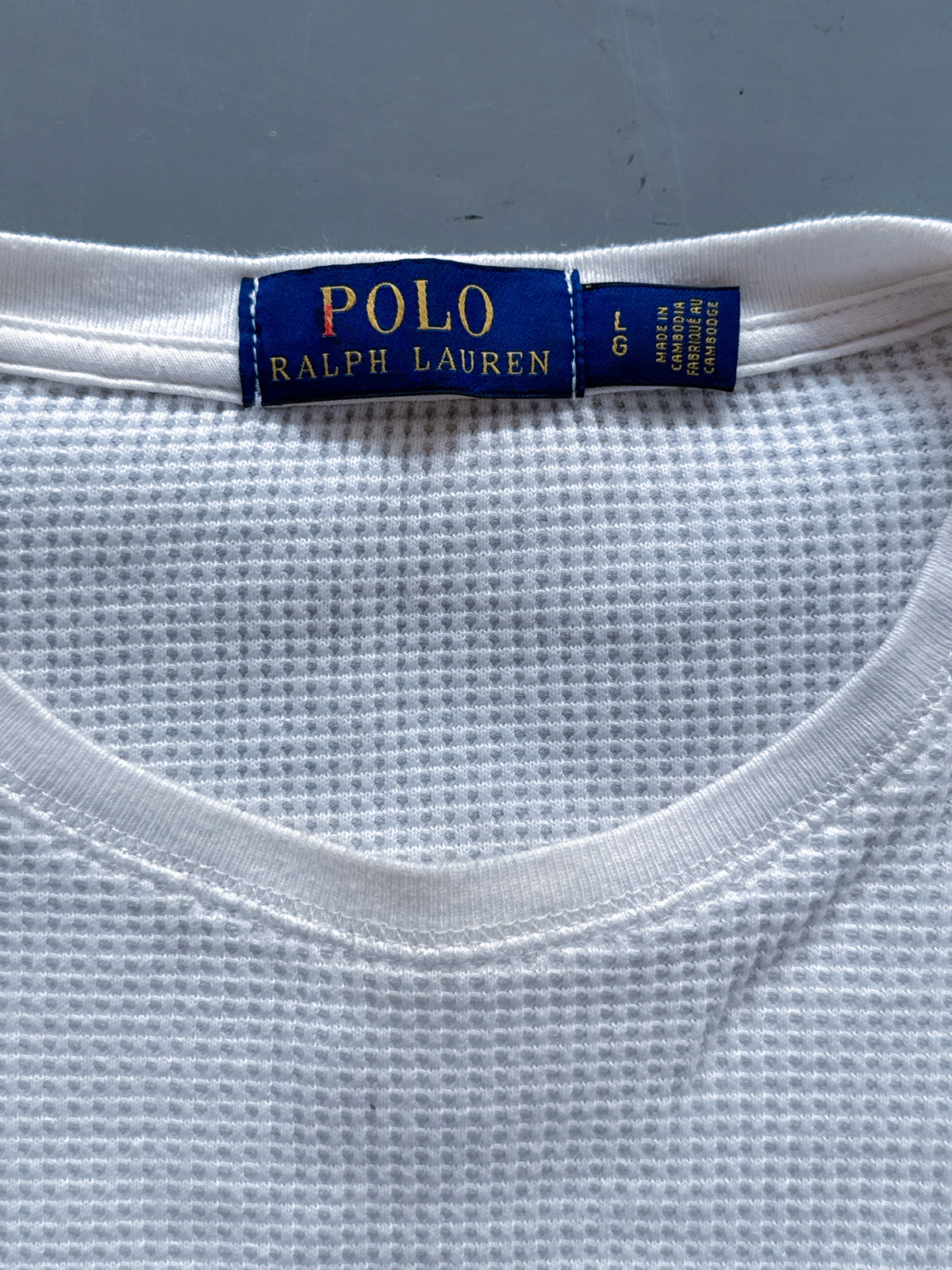 Polo Ralph Lauren Vintage *Waffle* Longlseeve / Pullover | L