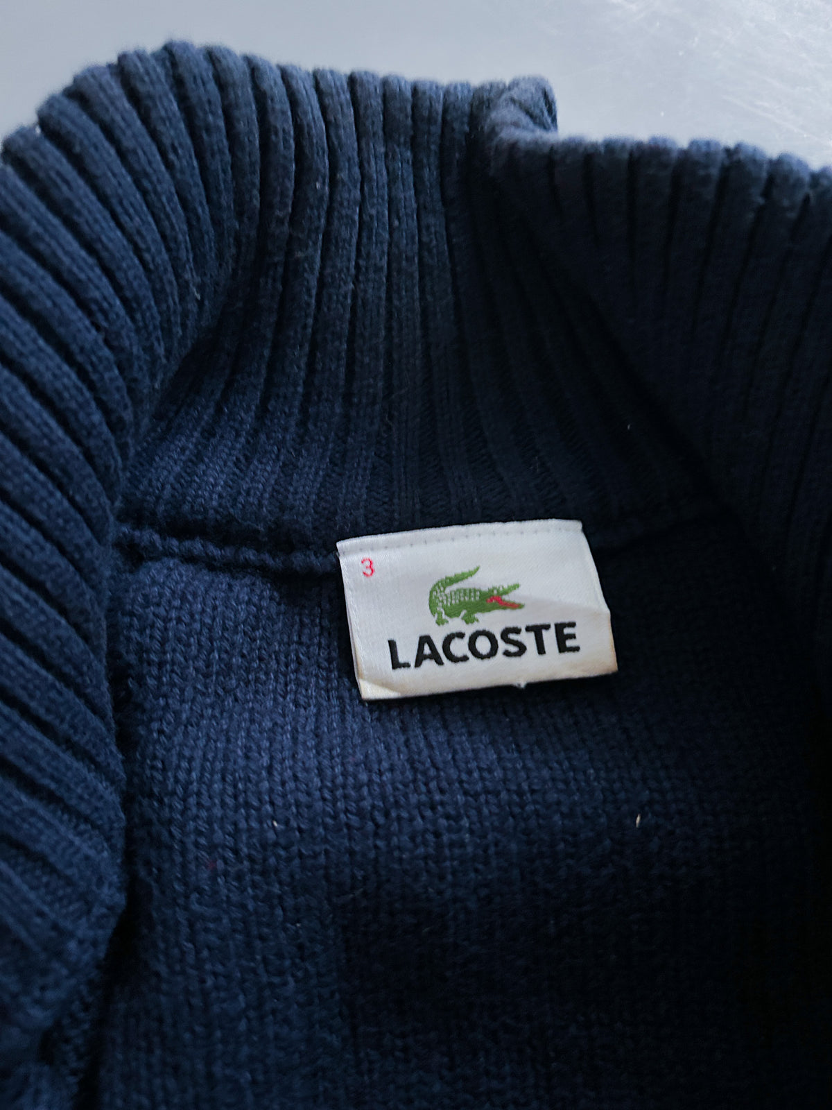 Lacoste Vintage Strickjacke | M