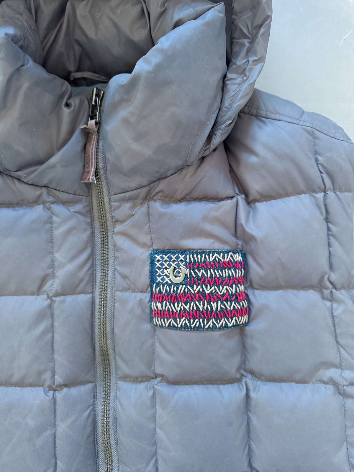 True Religion Y2K Vintage *RARE* Pufferweste | M