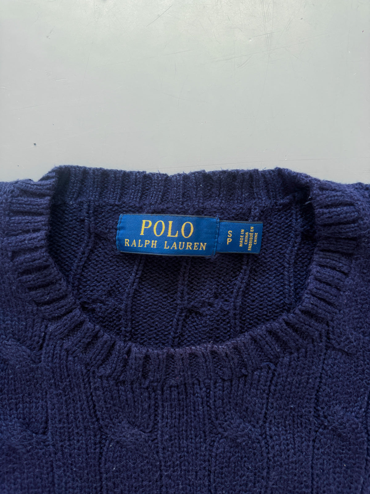 Polo Ralph Lauren Vintage *Cable Knit* Pullover | S