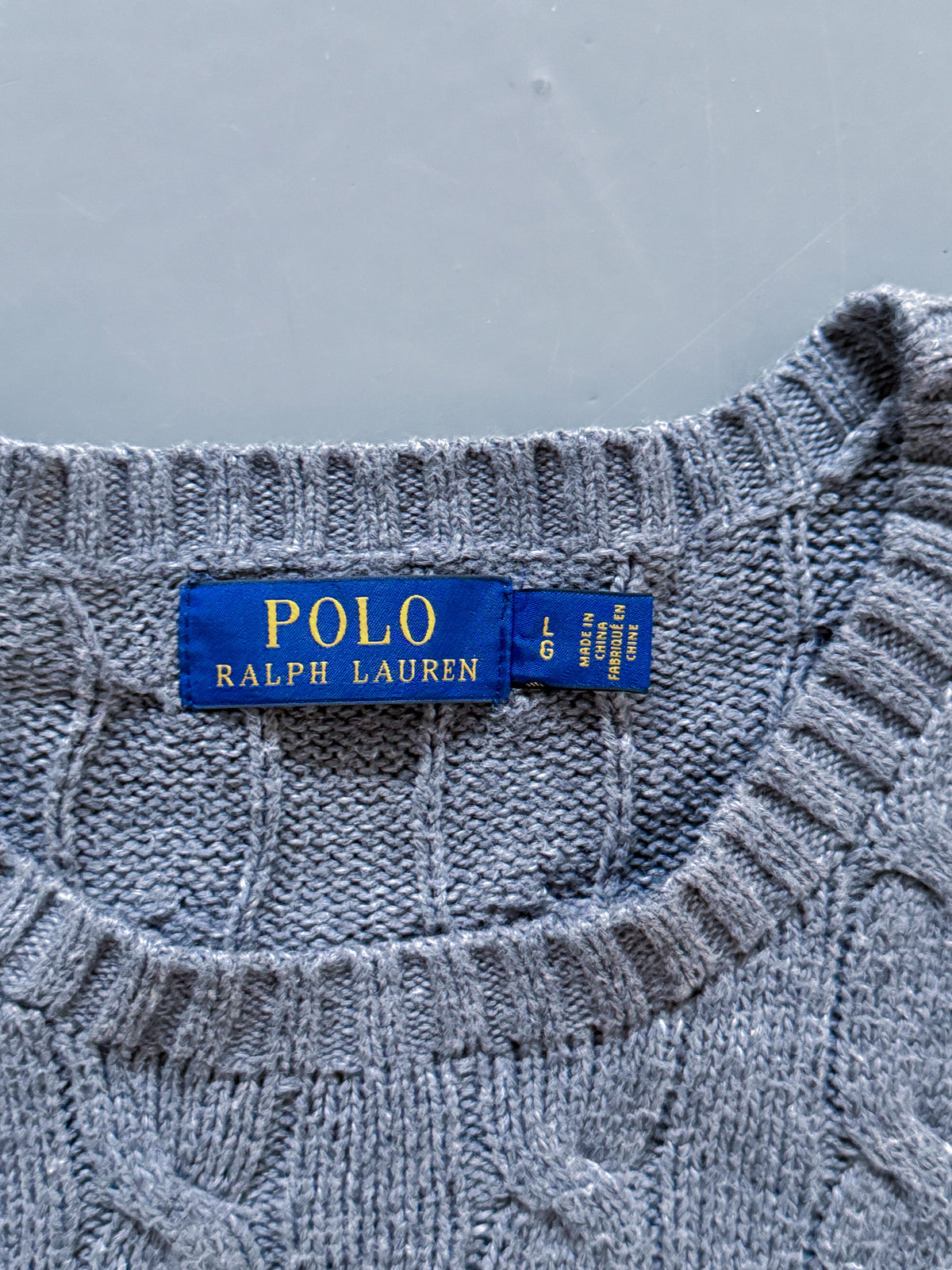 Polo Ralph Lauren Vintage *Cable Knit* Pullover | L