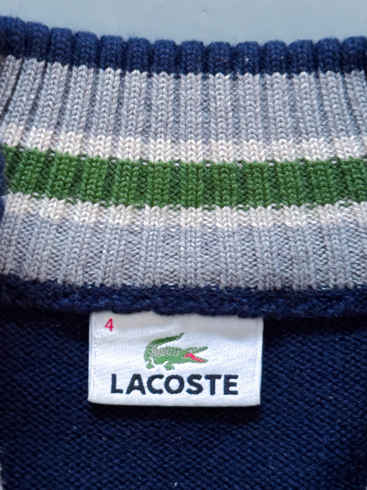 Lacoste Vintage Strickjacke | M