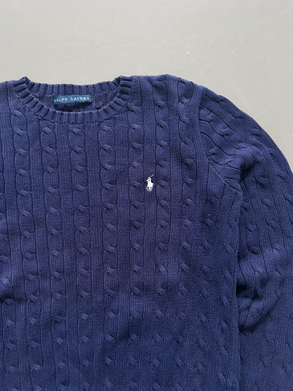Polo Ralph Lauren Vintage *Cable Knit* Pullover | S