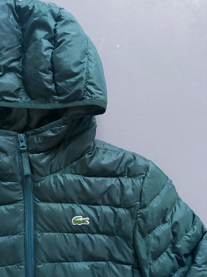 Lacoste Vintage *FOREST GREEN* Puffer / Winter Jacket | L
