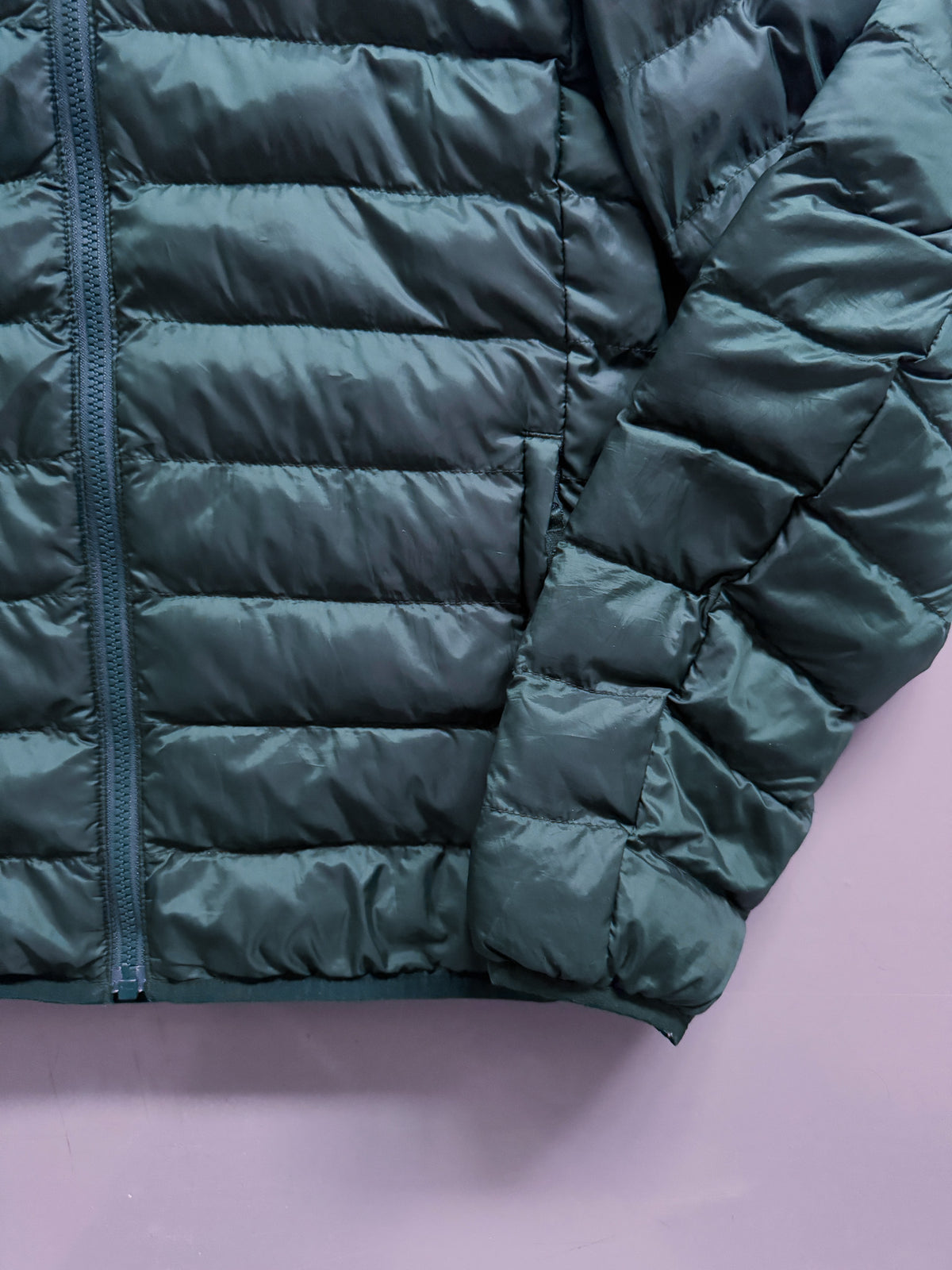 Lacoste Vintage *FOREST GREEN* Puffer / Winter Jacket | L