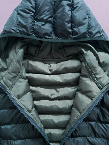 Lacoste Vintage *FOREST GREEN* Puffer / Winter Jacket | L