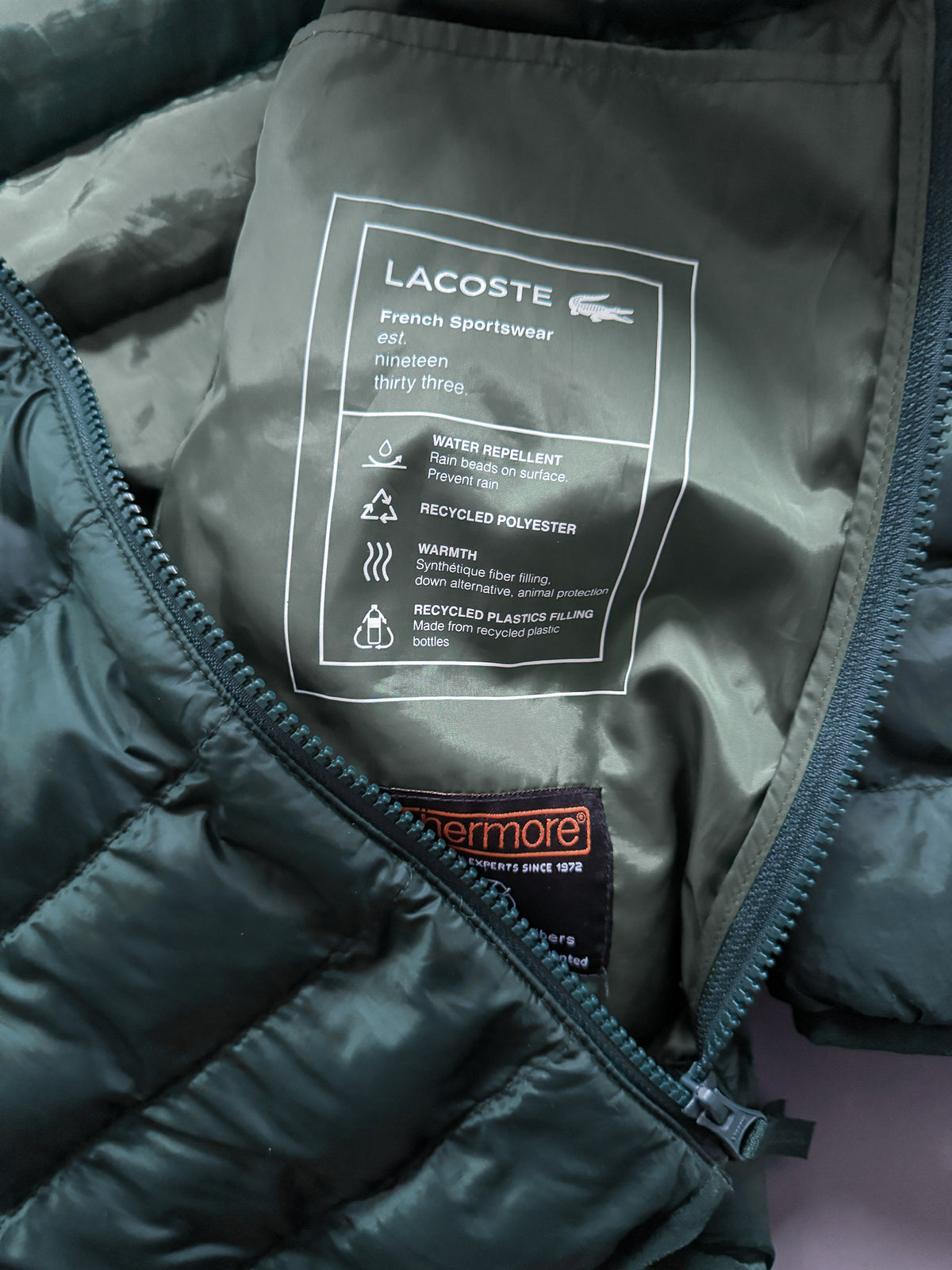 Lacoste Vintage *FOREST GREEN* Puffer / Winter Jacket | S/M