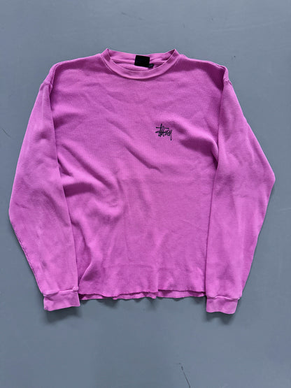 Stüssy Vintage *Waffle* Longsleeve / Pullover | M