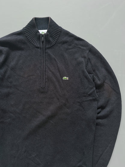 Lacoste Vintage Quarter Zip Pullover | L
