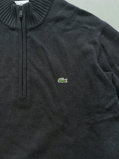 Lacoste Vintage Quarter Zip Pullover | L