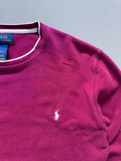 Polo Ralph Lauren Vintage *Waffle* Longsleeve / Pullover | S