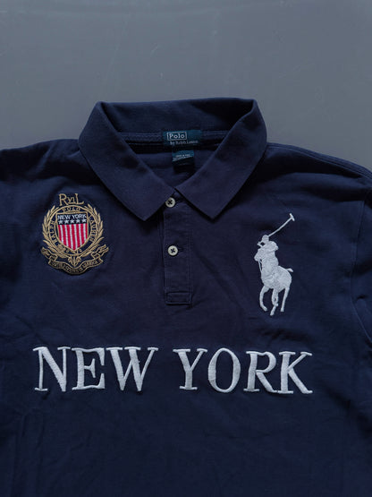Polo Ralph Lauren Vintage *NEW YORK* Polo-Shirt | S
