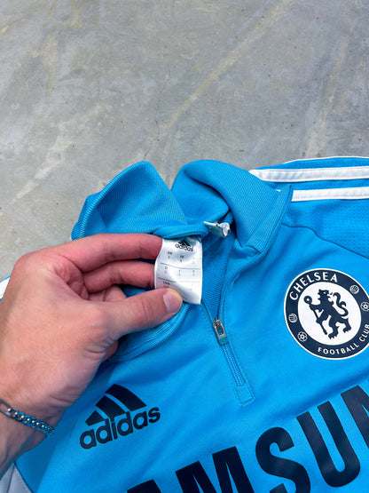 Vintage Adidas x Chelsea Half-Zip Pullover | S