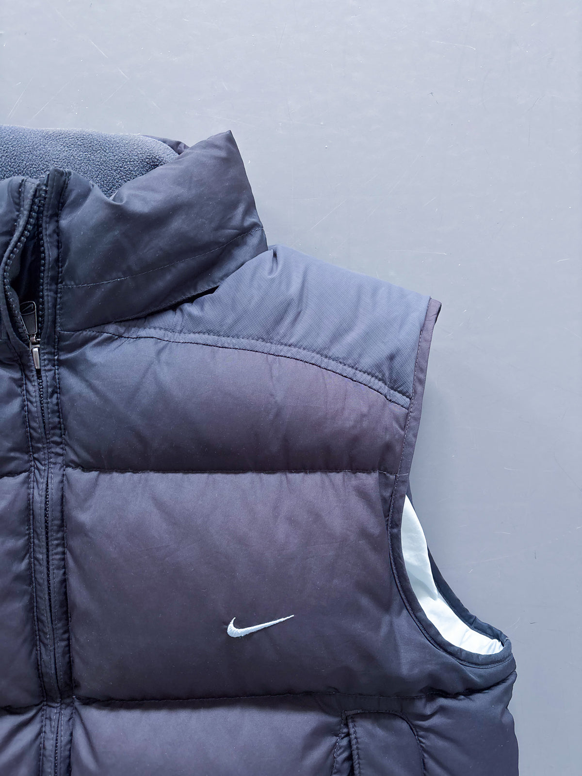 Nike Vintage *BABYBLUE LOGO* Pufferweste | M