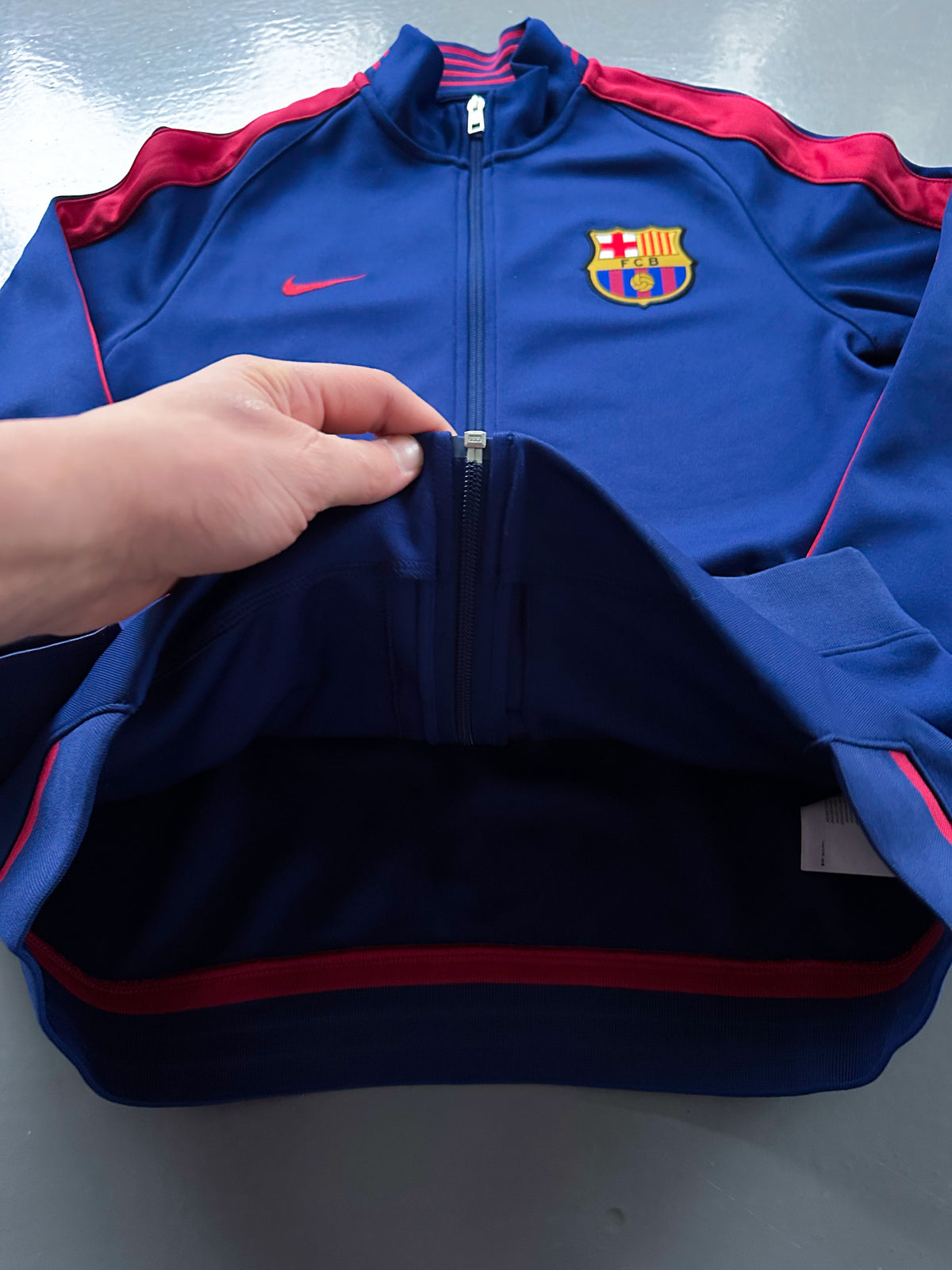 Vintage Nike x Barca Trackjacket | M