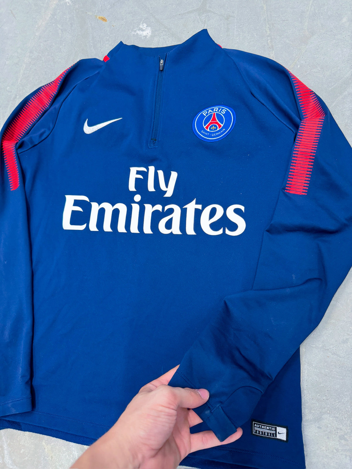 Vintage Nike x PSG Sport Zipper Pullover | M