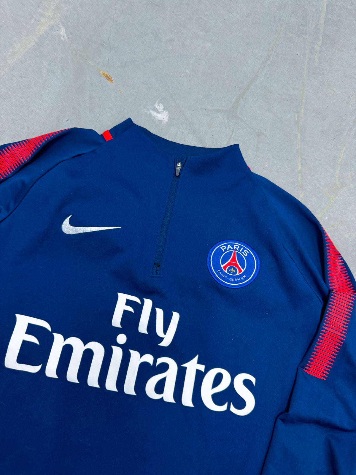 Vintage Nike x PSG Sport Zipper Pullover | M