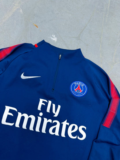 Vintage Nike x PSG Sport Zipper Pullover | M